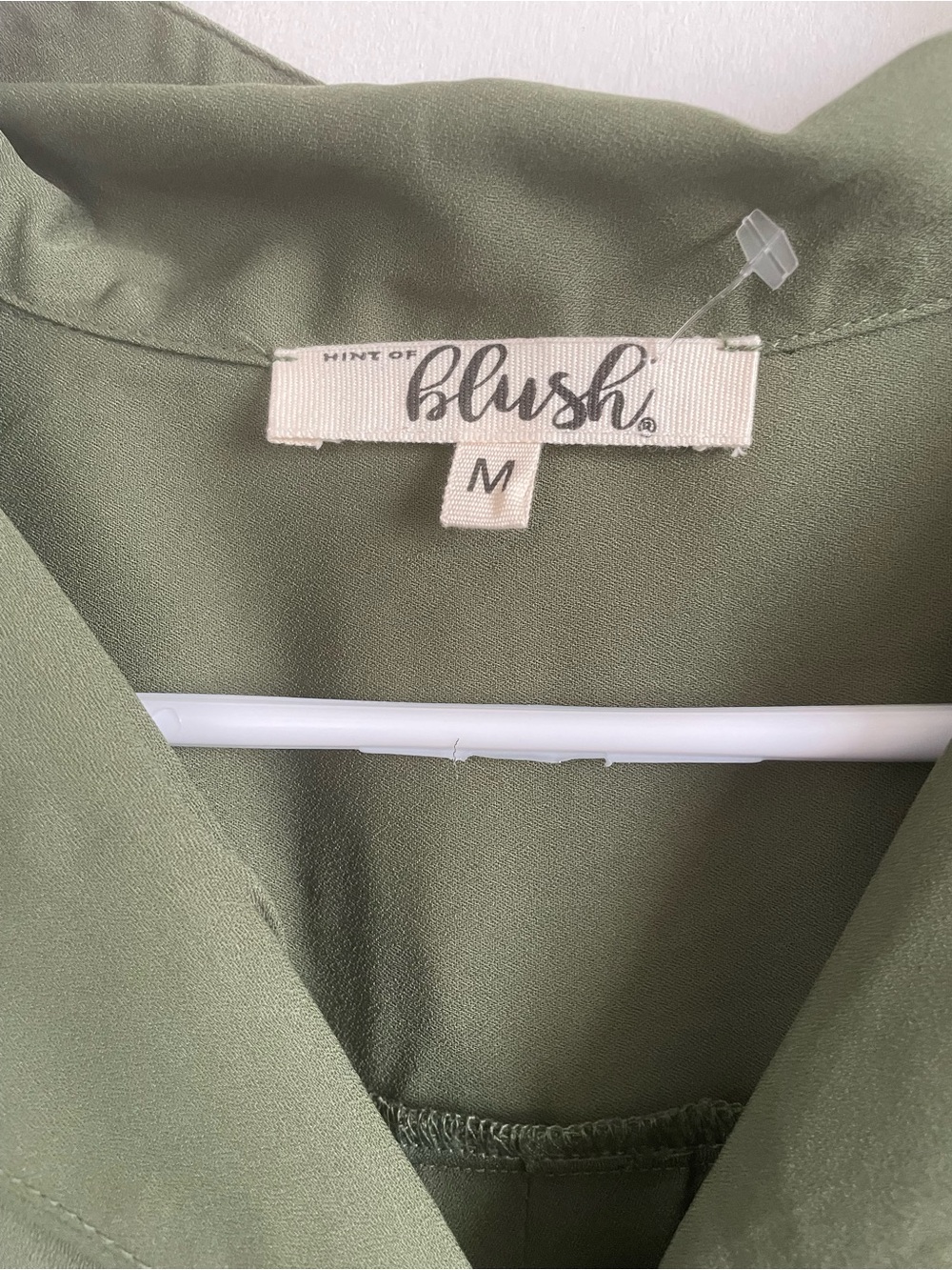 Blush Olive Green Utility Jumpsuit Pantsuit - Picture 2 of 8